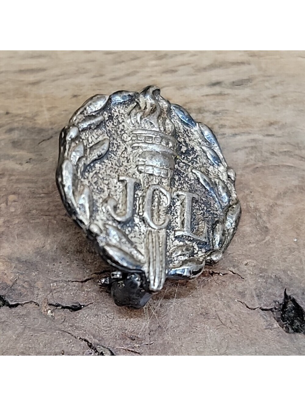 Rare Vintage Sterling Silver JCL Pin Junior Classical League